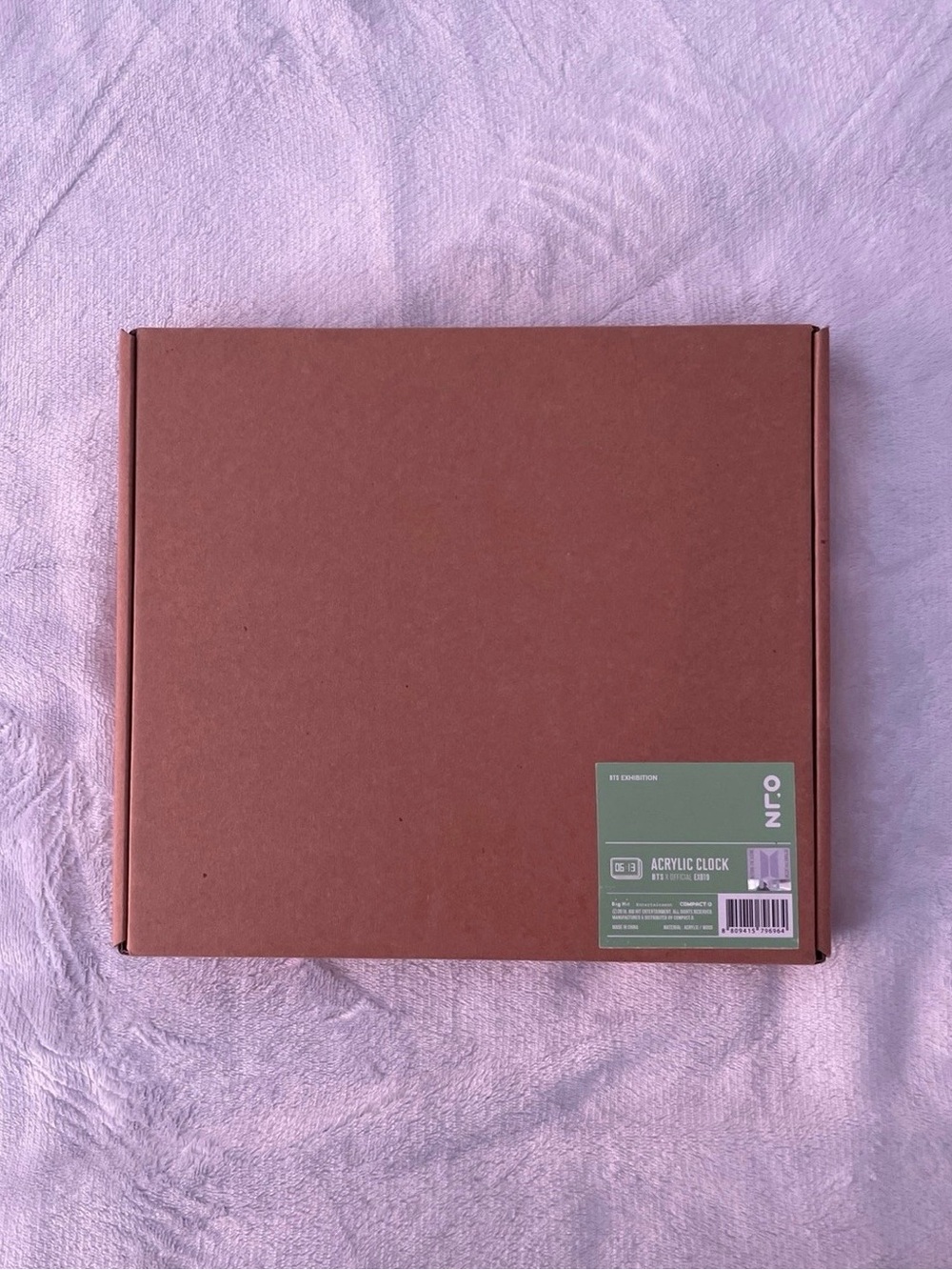 Official BTS 2018 ONL Exhibition - Acrylic Clock (SEALED)
